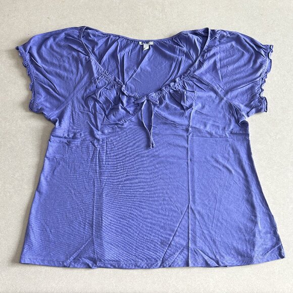 Old Navy Violet Peasant Top Blouse ALT ASO Elena Gilbert - Picture 3 of 7